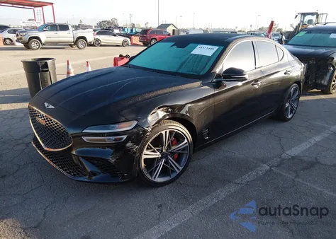 2024 Genesis G70 3.3T Awd Sport Advanced из США, поврежденный, VIN KMTG54SE2RU138291